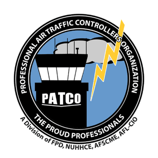 PATCO Logo - Professional Air Traffic Controllers Organization (AFSCME)