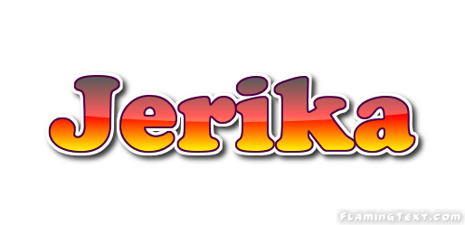 Jerika Logo - Jerika Logo. Free Name Design Tool from Flaming Text