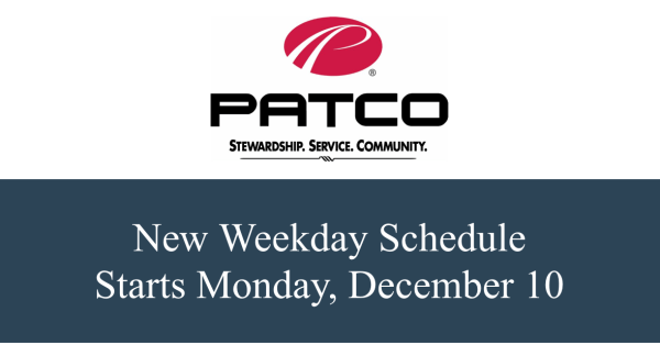 PATCO Logo - PATCO NEW SCHEDULE STARTS MONDAY (CNBNews)