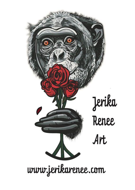 Jerika Logo - Murals/Graphic Design - Jerika Renee Art