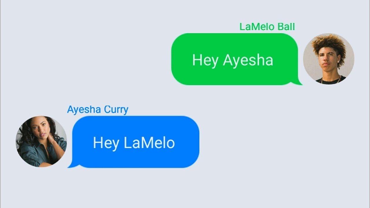 Lamelo Logo - LaMelo Ball Texting Stephen Curry's Wife (Ayesha Curry)
