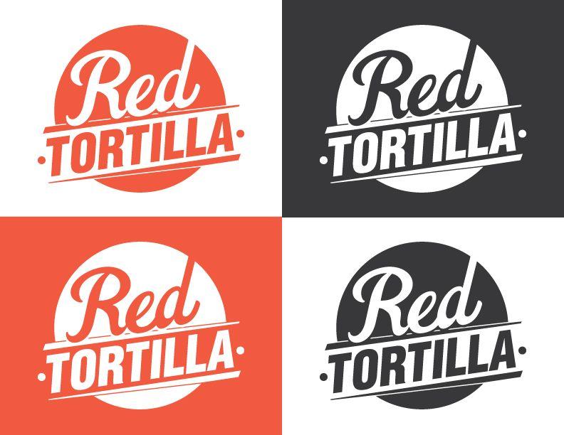 Tortilla Logo - One-color versions of the Red Tortilla logo | Taco Shop | Logos ...