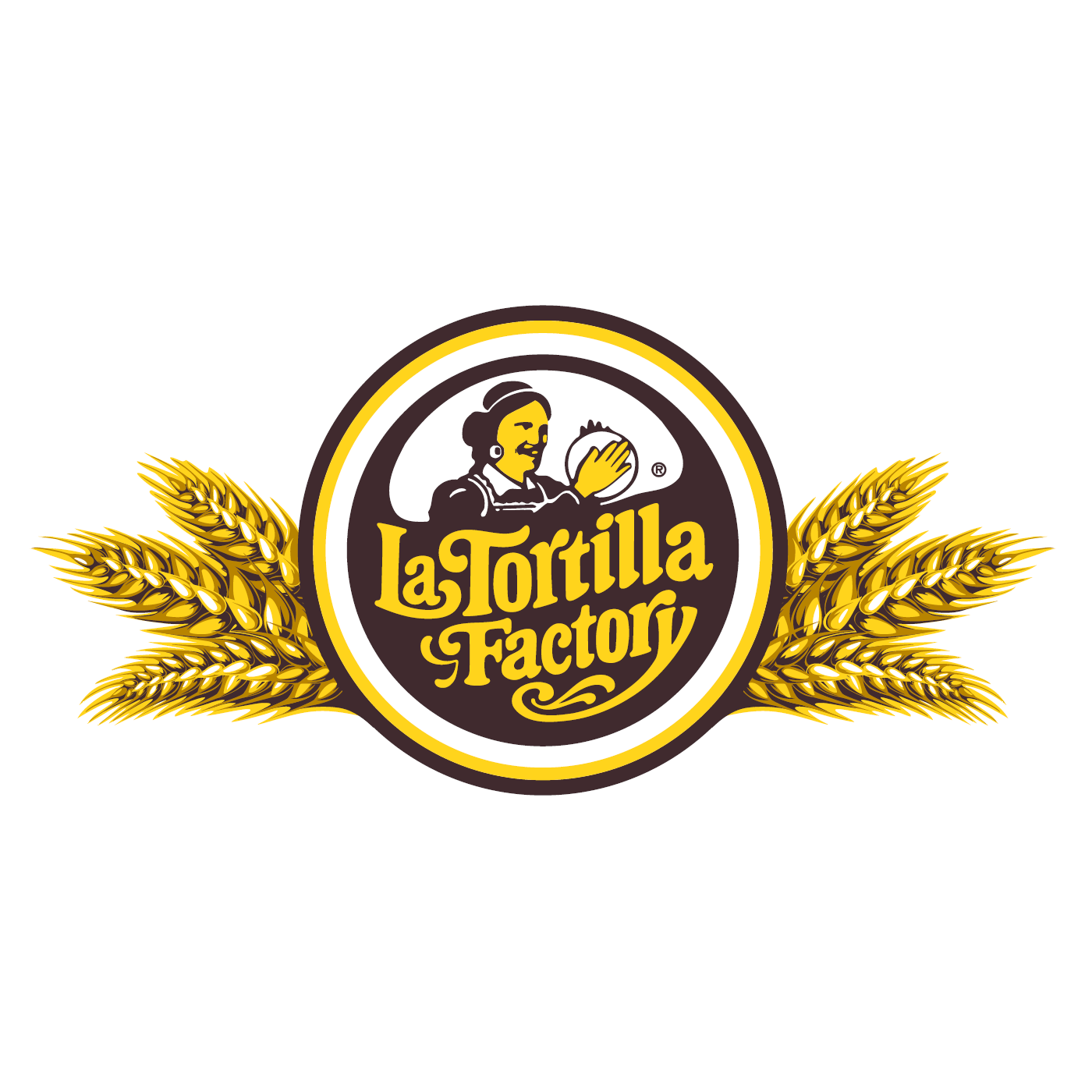 Tortilla Logo - Logo with wheat 3 color - La Tortilla Factory