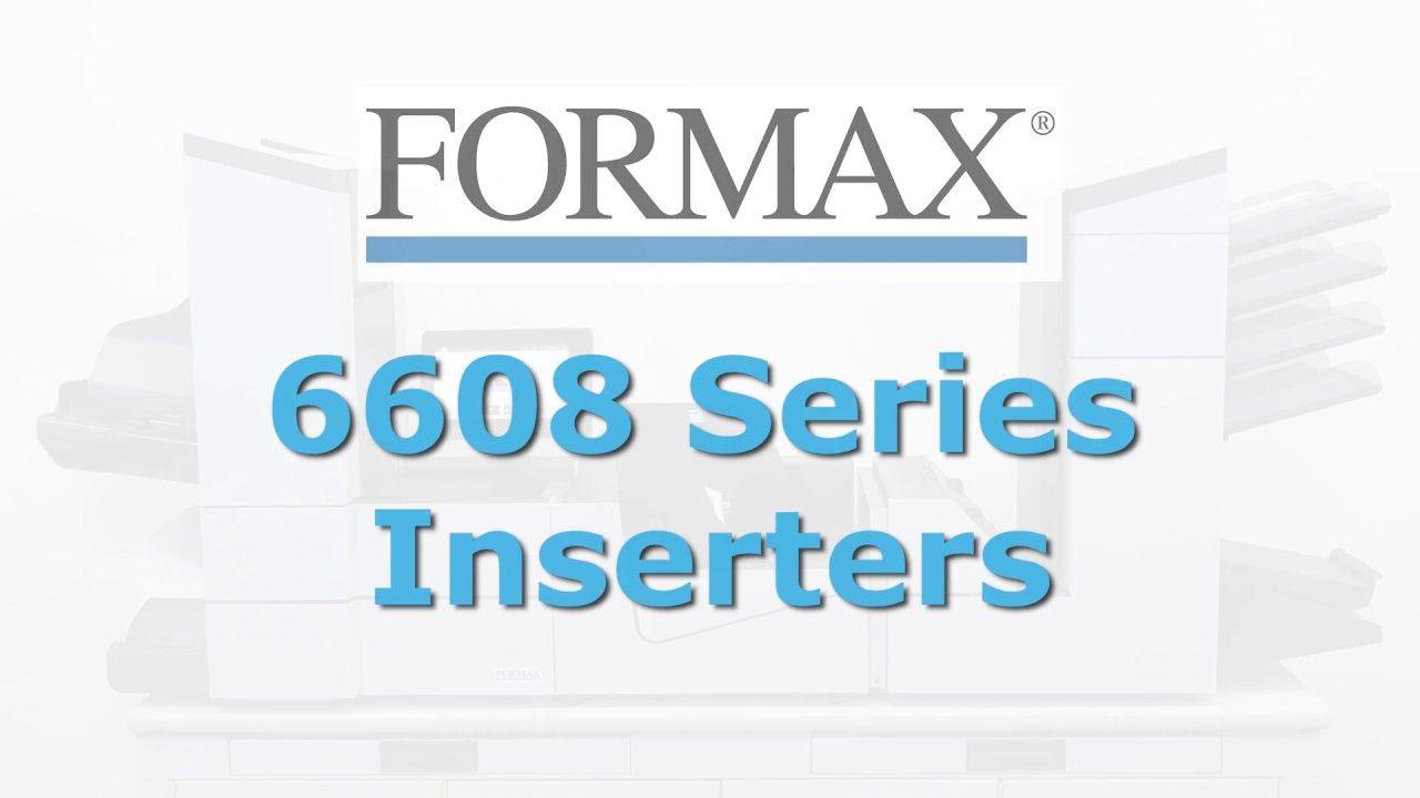 Formax Logo - 6608 Series Inserters | Formax