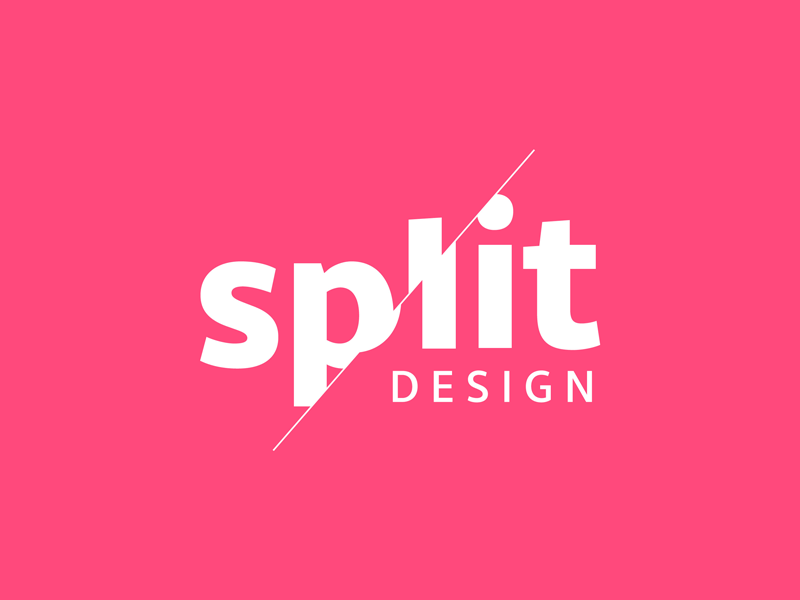 Split Logo - Split Design logo by Guille Cura on Dribbble