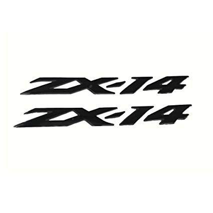 Zx14 Logo - PRO-KODASKIN Motorcycle 3D Raise ZX-14 Emblem Sticker Decal for ...