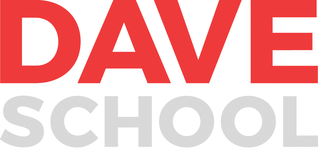 Split Logo - DAVE School Split Logo Short-Sleeve Unisex T-Shirt :Dave School Store