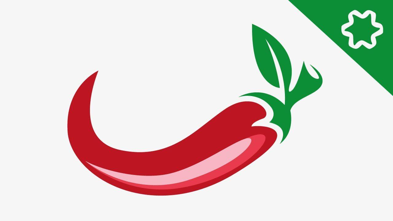 Chili Logo - Quick Chili Logo Design Tutorial / Fresh Chili Design / Adobe illustrator  Tutorial for beginners