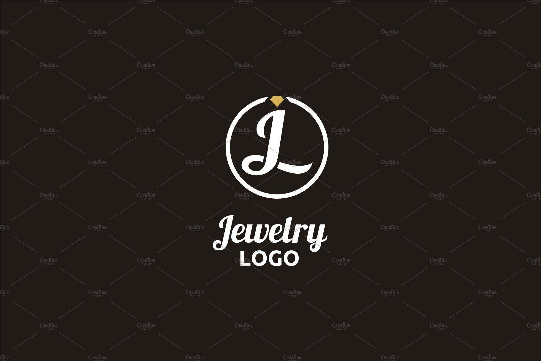 LJ Logo - Diamond Jewelry Initial JL LJ logo