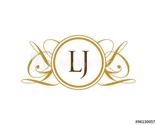 LJ Logo - LJ Luxury Ornament initial logo this stock vector and explore