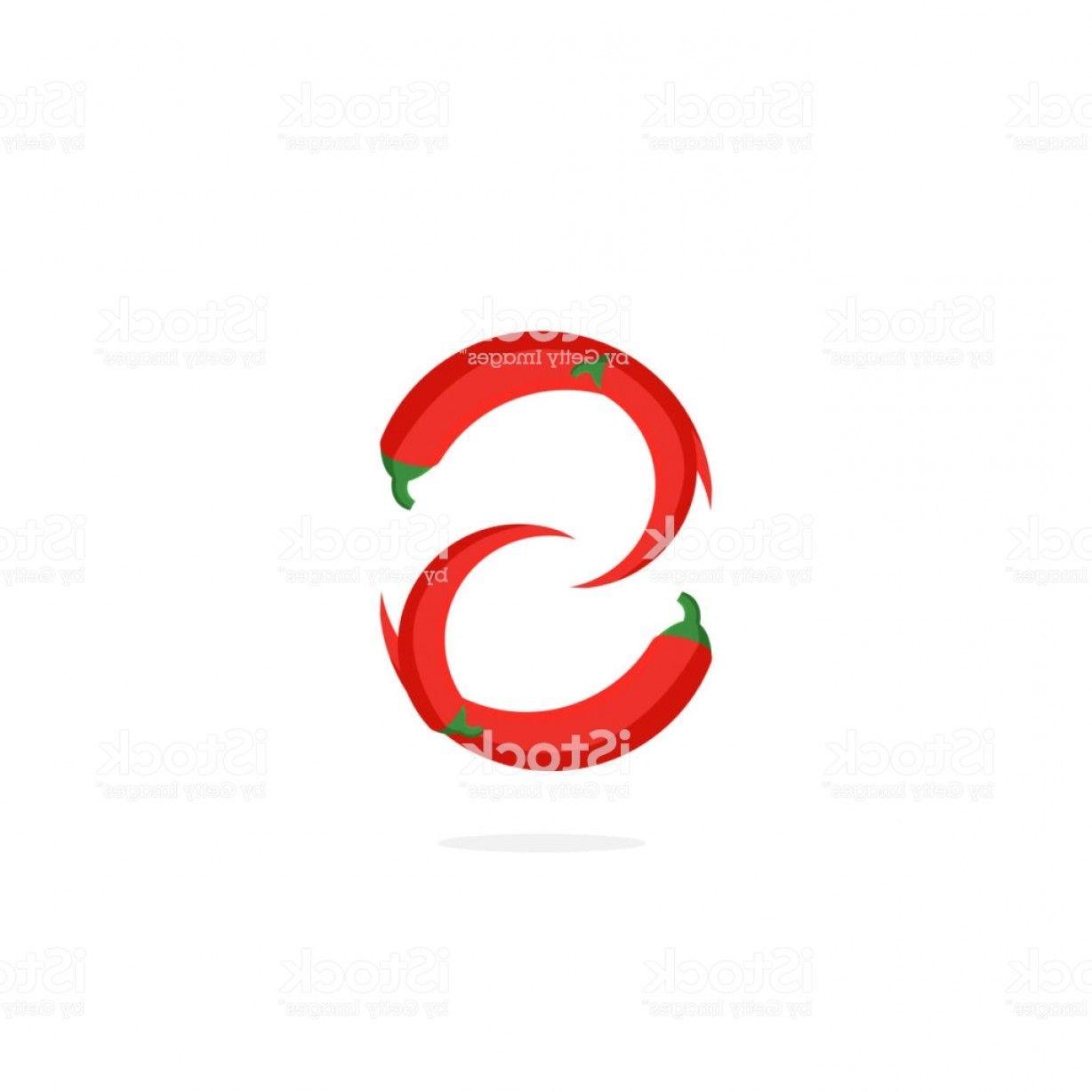 Chili Logo - Vector Logo Red Chili Pepper Letter S Gm