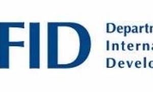 DFID Logo - British government supports education programme