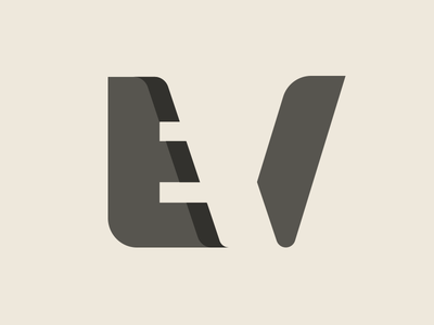 EV Logo - EV logo mark. Logo. Logos, Logos design, Symbols