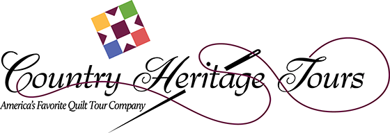 Quilt Logo - Quilting Tours, Quilt Trips. Country Heritage Tours
