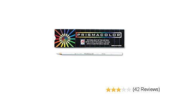 Prismacolor Logo - Prismacolor 3365 Premier Colored Pencil White Lead/Barrel Dozen