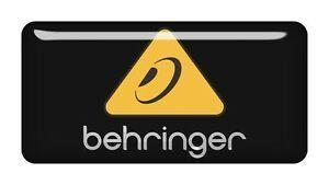 Behringer Logo - Details about Behringer 2x1 Chrome Domed Case Badge / Sticker Logo