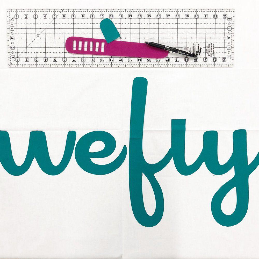Quilt Logo - WEFTY Logo Quilt