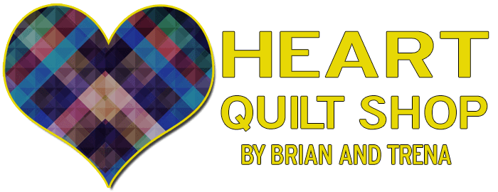 Quilt Logo - Heart Quilt Shop made quilts in Harrison, AR. Heart Quilt Shop