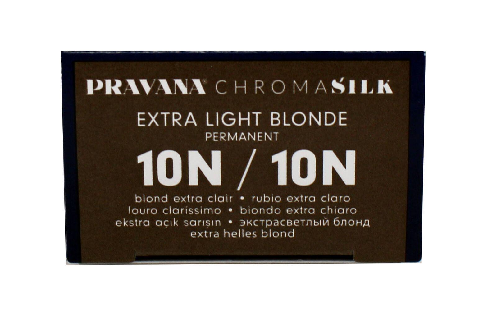 Pravana Logo - Pravana ChromaSilk Creme Hair Color With Silk Keratin Protein 10 Extra  Light Blonde