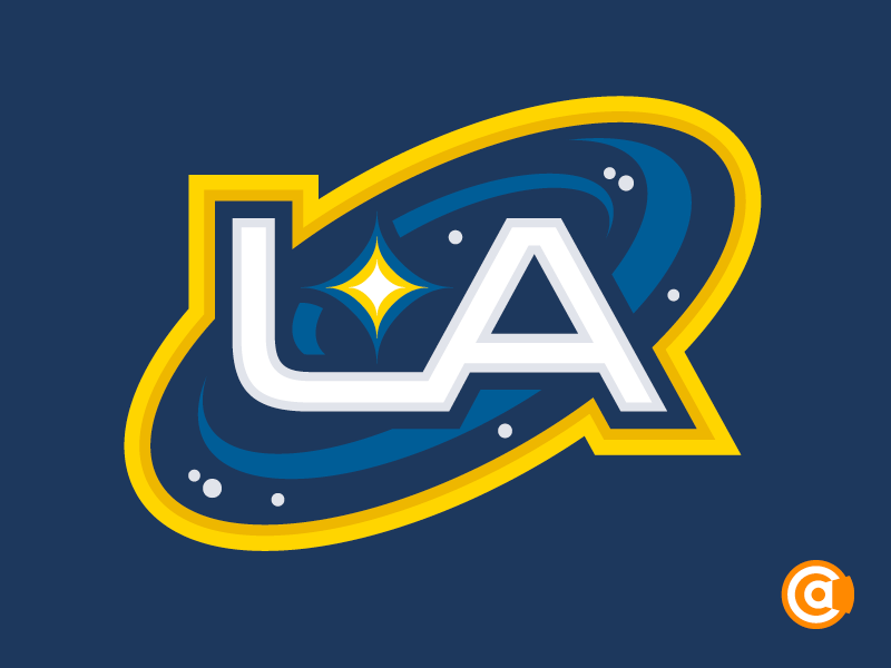 Galazy Logo - MLS. LA Galaxy Logo Rebrand by Alex Clemens on Dribbble