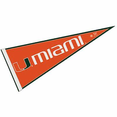 Canes Logo - Miami Canes Team Logo Pennant 32085639189 | eBay