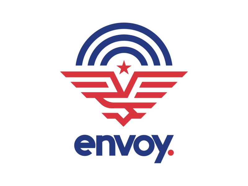 Envoy Logo - Envoy Courier logo & typemark by Josh Baugh on Dribbble