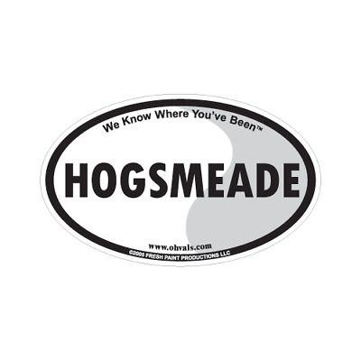 Hogsmeade Logo - HOGSMEADE Oval Magnet - attention Harry Potter Fans - for car or  refrigerator | eBay