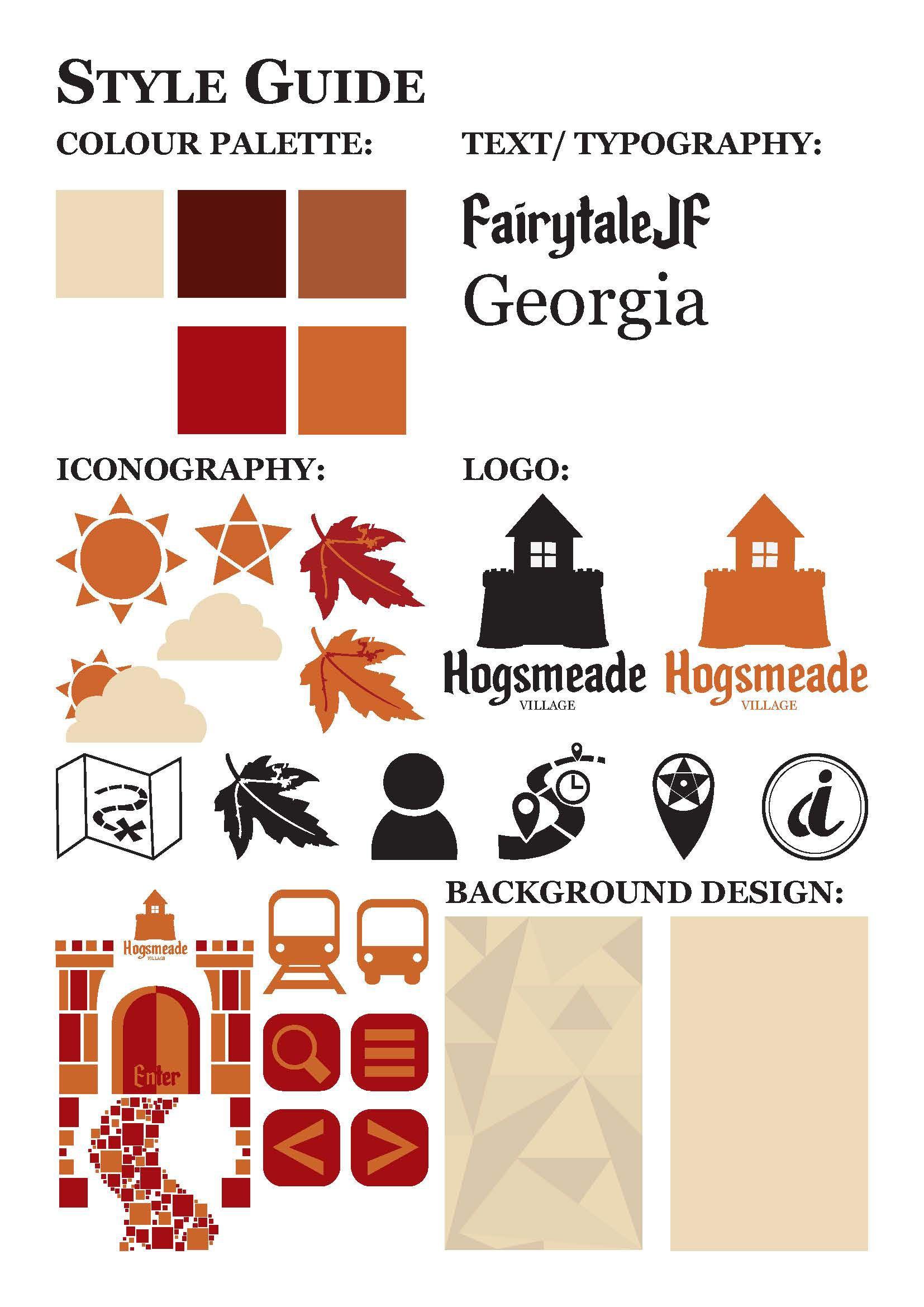 Hogsmeade Logo - Harry Potter Hogsmeade Village Tourist App on Behance