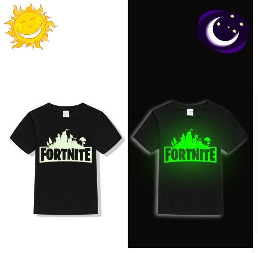 Fotnite Logo - Luminous Fortnite Kids T Shirt Fluorescent Game Fortnite Logo ...