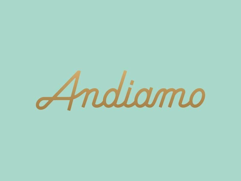 Andiamo Logo - Andiamo | Logos | Arabic calligraphy, Calligraphy, Logos