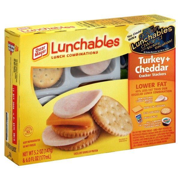 Lunchables Logo - Oscar Mayer Lunchables Cracker Stackers Turkey + Cheddar with Capri Sun