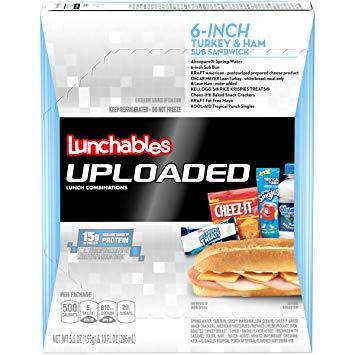 Lunchables Logo - Oscar Mayer, Lunchables Uploaded Sub Turkey and Ham with Cheez-It and  Water, 15.5 oz
