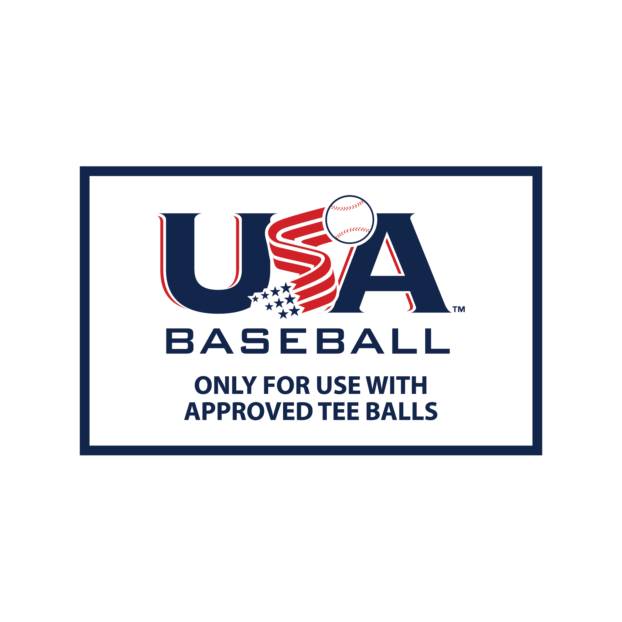 T-Ball Logo - USABat Tee Ball Sticker