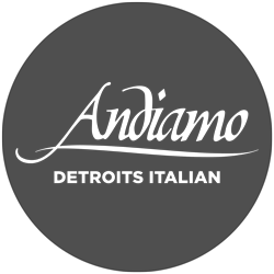 Andiamo Logo - Logo Detroits Italian