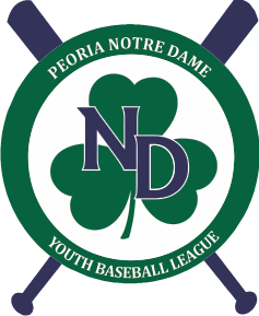 T-Ball Logo - T-Ball and 6U Baseball - Peoria Notre Dame Youth Baseball League