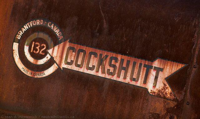 Cockshutt Logo - Faded Logo, Cockshutt SP-132 Combine [2 of 2] | Sean McCormick | Flickr