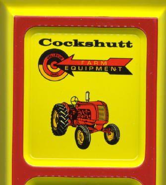 Cockshutt Logo - Cockshutt Tractor & Farm Equipment Embossed Tin Picture Thermometer