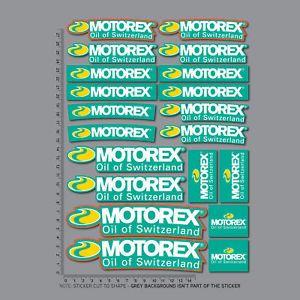 Motorex Logo - Details about 20 x Motorex Oil Decals Sponsor Graphics Decal Stickers  Sticker Set Logo - 2795