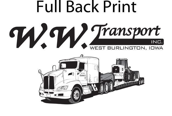 Flatbed Logo - WW Transport Long Sleeve T-shirt - Flatbed Truck – Anywear Apparel ...