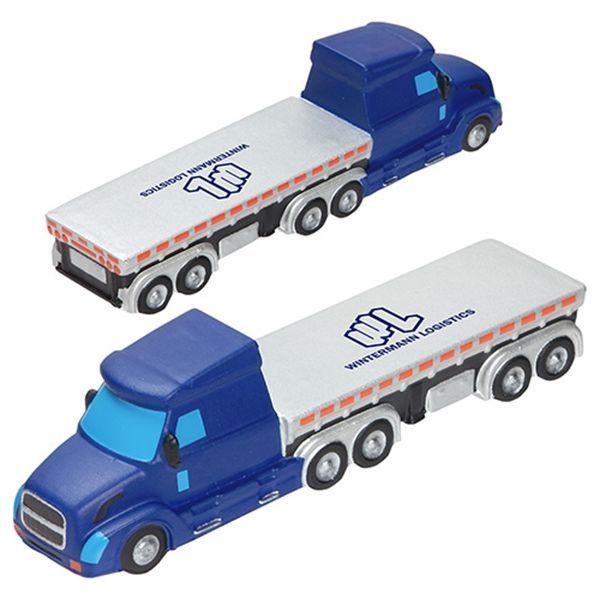 Flatbed Logo - Semi Flatbed Truck Stress Reliever
