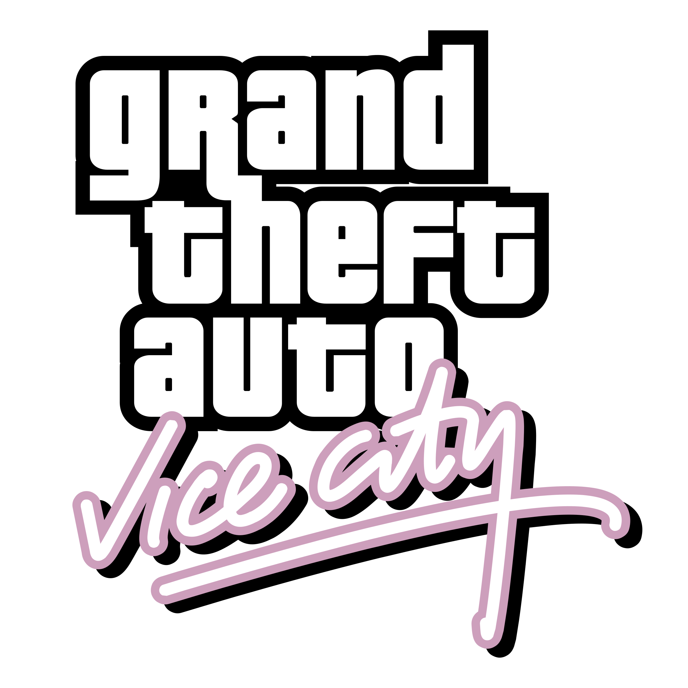 Vice Logo - Grand Theft Auto Vice City Logo PNG Transparent & SVG Vector