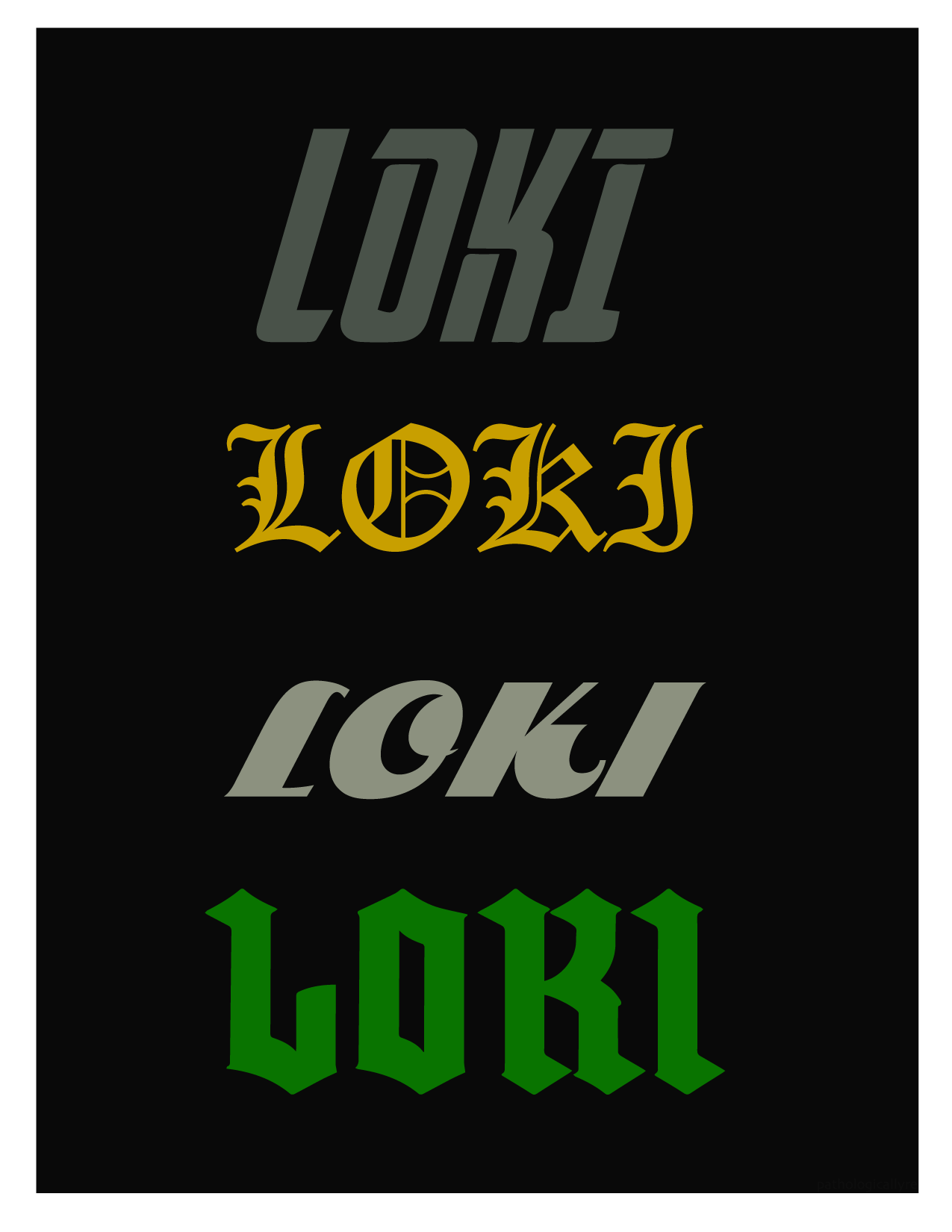 Chaotic Logo - Marvel revealed a new logo for Loki at SDCC this weekend! The fonts