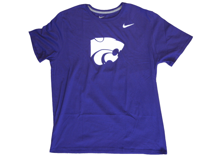 Wildcats Logo - K-State Wildcats Logo Nike Athletic Fit Tee Shirt - Purple