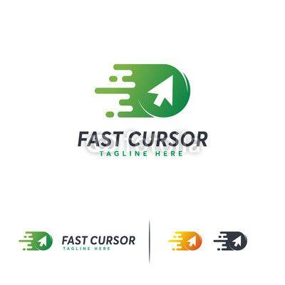 Cursor Logo - Fast Cursor logo designs concept vector, Online Logo template | Buy ...