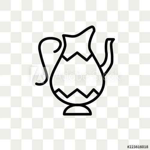 Pitcher Logo - Pitcher vector icon isolated on transparent background, Pitcher logo ...