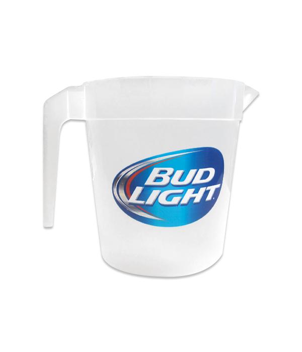 Pitcher Logo - Bud Light Clear Plastic Pitcher