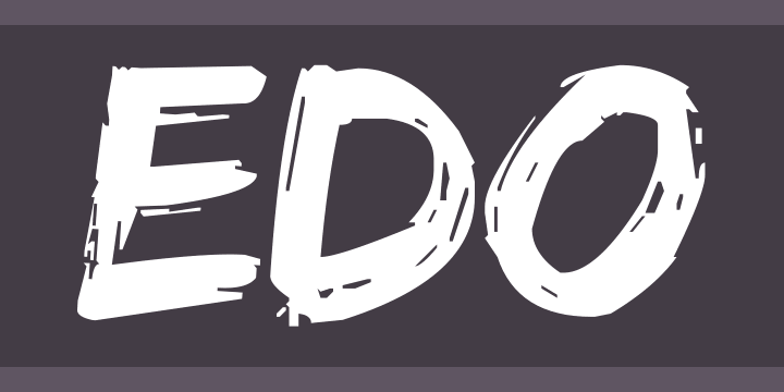 Edo Logo - Edo Font Free by Vic Fieger Font Squirrel