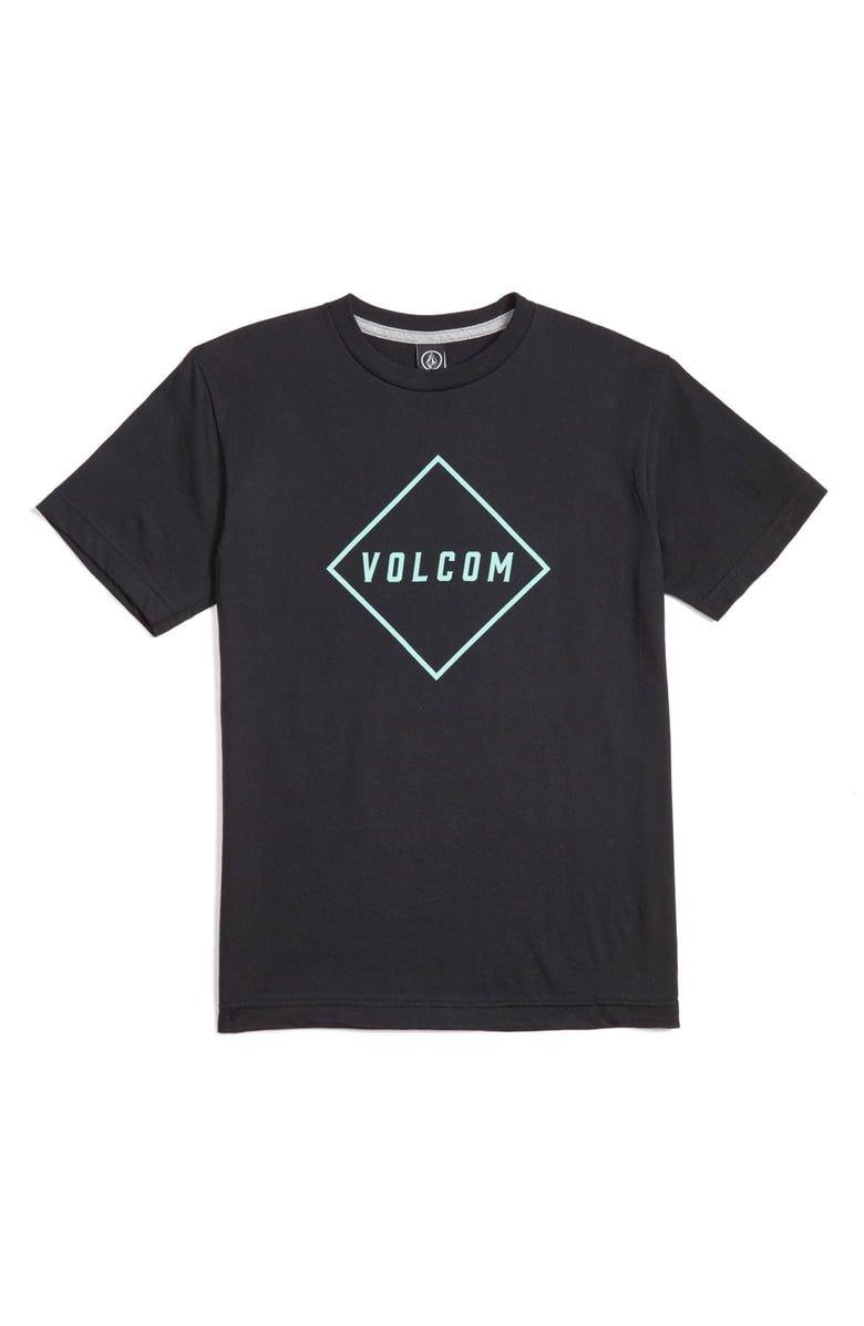 Pitcher Logo - Volcom Pitcher Logo T Shirt (Big Boys)