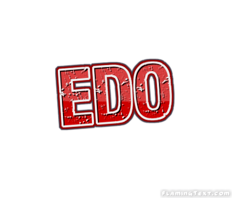 Edo Logo - Indonesia Logo | Free Logo Design Tool from Flaming Text