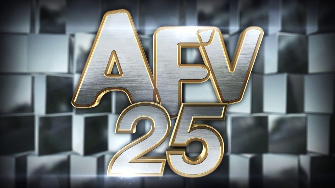 AFV Logo - AFV gold silver 25th logo design